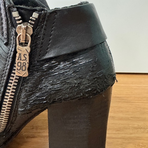 A.S.98 chunky heel Bootie Sz 36 - Picture 6 of 9